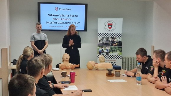 Strážníci absolvovali kurz první pomoci