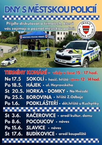 Dny s Městskou policií Třebíč 2026